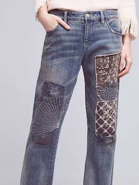 Anthropologie Pilcro and the Letterpress Women's Hyphen Jeans 25